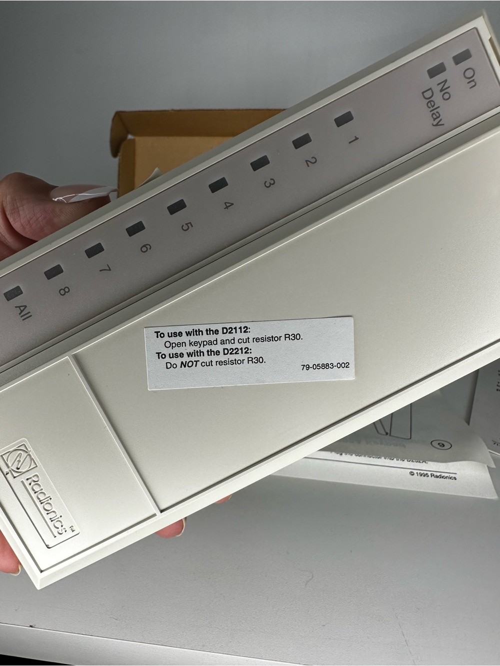 NOB Radiodisc Vertical Keypad - Picture 15 of 16